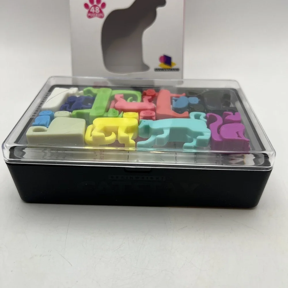 Cat Stax The Purrfect Puzzle Brainwright 48 Challenges Game